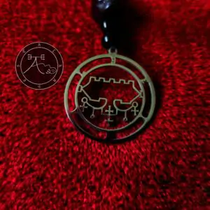 Colar ritualístico “Belial Nox”